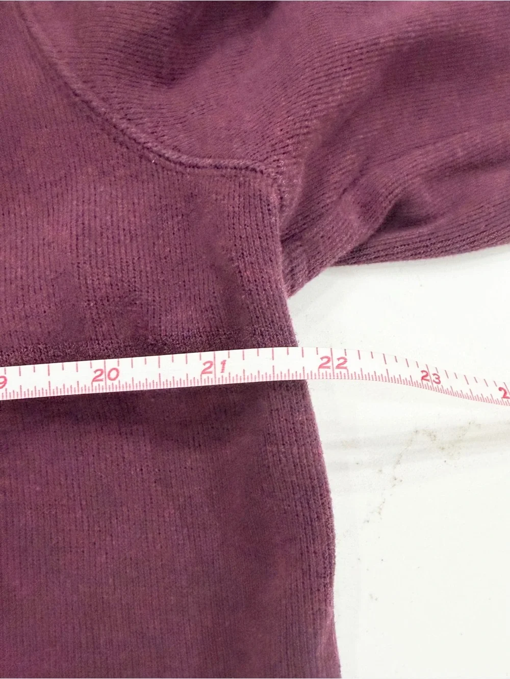 Polo by Ralph Lauren Men's Maroon Quarter-Zip Sweater with Grey Collar